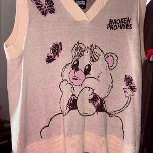 Broken Promises Bear Sweater Vest